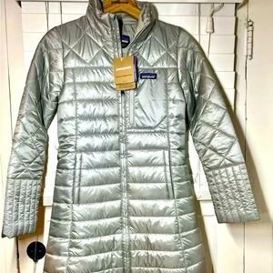 Patagonia women’s Radalie Insulated Parka, Gray, MEDIUM $150